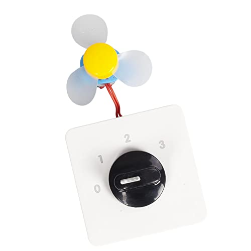 Sharplace Kleiner Ventilator, frühe pädagogische Feinmotorik für beschäftigte Board-DIY-Material, Kleinkinder von Sharplace