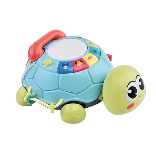 Sharplace Krabbelndes Musikspielzeug für Babys, Spielzeug für die Zeit auf dem Bauch, multifunktionale leuchtende Krabbelschildkröte für Neugeborene Sharplace Krabbelndes Musikspielzeug für Babys, Spielzeug für die Zeit auf dem Bauch, multifunktionale leuchtende Krabbelschildkröte für Neugeborene von Sharplace