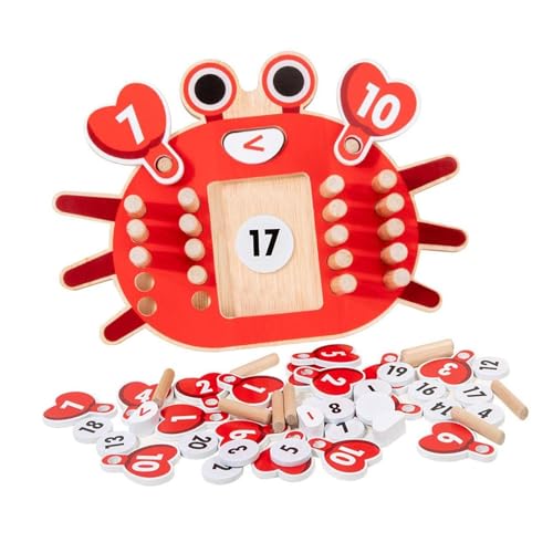 Sharplace Krabbenrechner aus, Entwicklungsspielzeug, Entwicklung kognitiver Fähigkeiten, Grundschulmathematik für im Alter von 3–8 Jahren, Mädchen Sharplace Krabbenrechner aus, Entwicklungsspielzeug, Entwicklung kognitiver Fähigkeiten, Grundschulmathematik für im Alter von 3–8 Jahren, Mädchen von Sharplace
