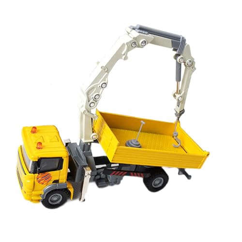 Sharplace Kran-LKW-Spielzeug, BAU-LKW-Spielzeug, für Kinder ab 3 Jahren, Jungen, Miniatur-Rollenspiel, realistisches Geburtstagsgeschenk, Simulations-Kranmodell, Gelb Sharplace Kran-LKW-Spielzeug, BAU-LKW-Spielzeug, für Kinder ab 3 Jahren, Jungen, Miniatur-Rollenspiel, realistisches Geburtstagsgeschenk, Simulations-Kranmodell, Gelb von Sharplace