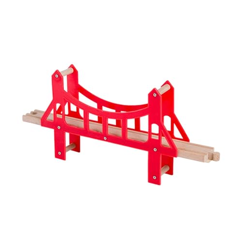 Sharplace Kreative Holzeisenbahn Bauteile für Kinder, Pädagogisches Spielzeug, Brücke von Sharplace