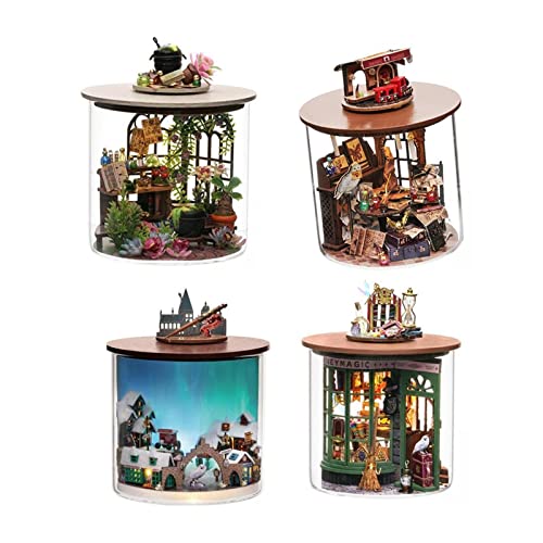 Sharplace Kreatives 3D Puzzle Puppenhaus Bausatz für Traumflasche, Stil G von Sharplace