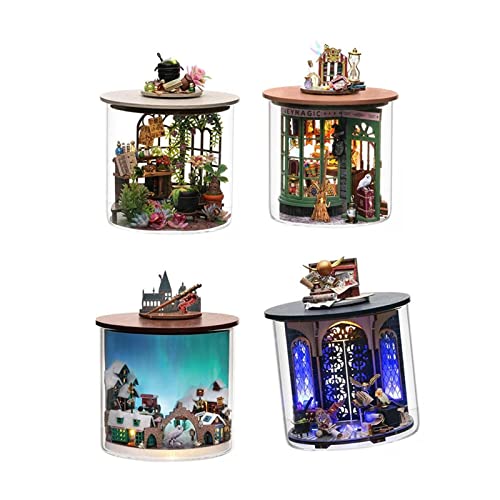 Sharplace Kreatives 3D Puzzle Puppenhaus Bausatz für Traumflasche, Stil R von Sharplace