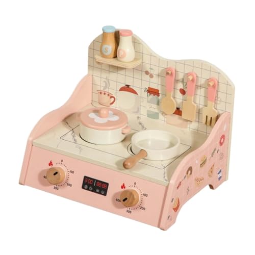 Sharplace Küchen-Spielset-Spielzeug, Rollenspiel-Koch-Spielset, Herdplatte, Spielküchen-Set aus Holz mit Kochzubehör für drinnen und draußen Sharplace Küchen-Spielset-Spielzeug, Rollenspiel-Koch-Spielset, Herdplatte, Spielküchen-Set aus Holz mit Kochzubehör für drinnen und draußen von Sharplace