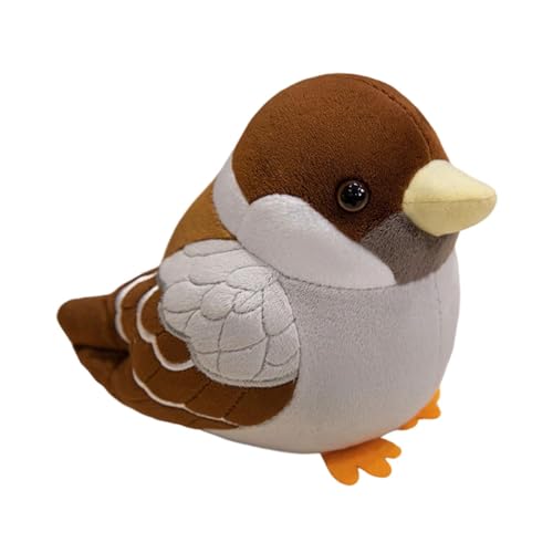Sharplace Kuscheltier Vogelspielzeug Spatzenform Niedliches weiches Sammelornament Dekoratives Plüschtier Plüschtier für Vogelbeobachter Kinder Freunde, 18cm Sharplace Kuscheltier Vogelspielzeug Spatzenform Niedliches weiches Sammelornament Dekoratives Plüschtier Plüschtier für Vogelbeobachter Kinder Freunde, 18cm von Sharplace