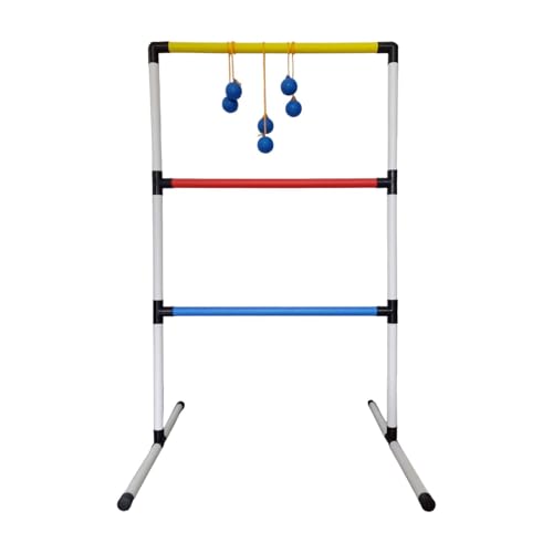 Sharplace Leiterwurfspiel-Set für draußen, Golfwurf-Set, Geschenkidee, einfache Montage, Übungsausrüstung, Aktivitäten für Familie und Freunde mit Bällen, 1 Leiter Sharplace Leiterwurfspiel-Set für draußen, Golfwurf-Set, Geschenkidee, einfache Montage, Übungsausrüstung, Aktivitäten für Familie und Freunde mit Bällen, 1 Leiter von Sharplace