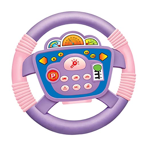 Sharplace Lenkrad Spielzeug Kinder Lenkrad Simulation mit Musik Interaktives Lernspielzeug für Hand Augen Koordination für Geburtstagsgeschenk Familienauto, ROSA Sharplace Lenkrad Spielzeug Kinder Lenkrad Simulation mit Musik Interaktives Lernspielzeug für Hand Augen Koordination für Geburtstagsgeschenk Familienauto, ROSA von Sharplace