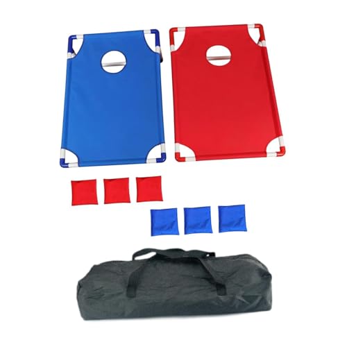 Sharplace Maisloch -Wurf -Spiel Outdoor Wurfspiel Sportspielzeug lustig Herausfordernd mit 6 Bohnensäcke Familienunterhaltung für Freunde Kinder von Sharplace
