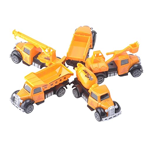 Sharplace Maßstab 1:82 Mini Diecast Car Model Pull Back Playset Engineering Vehicle Spielzeug Set Engineering Car Spielzeug für Mädchen Kleinkinder Kinder von Sharplace