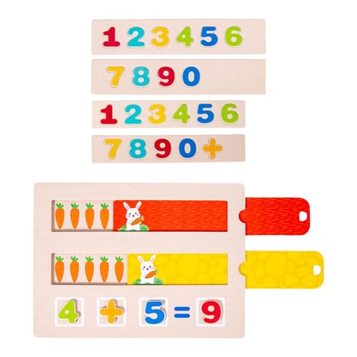 Sharplace Mathematisches Zahlenzählspielzeug, Lehrmittel zur Gehirnentwicklung, Addition und Subtraktion für die Früherziehung für die Vorschulparty im Urlaub von Sharplace