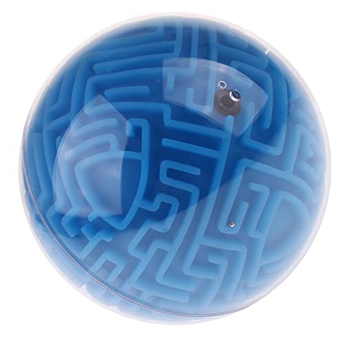 Sharplace Maze Ball 3D Puzzle Fußball Magic Magnetische IQ Labyrinth Kugelspiel für Kindertag Geschenkidee - Blau (Schwierig) von Sharplace