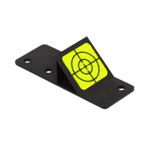 Sharplace Mini 45 Grad reflektierendes Blatt-Vermessungswerkzeug, EIN-/doppelseitiger reflektierender Winkel-Vermessungsmarker für die Vermessung von, Einzelner Reflektor von Sharplace