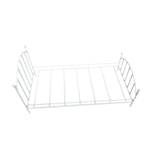 Sharplace Mini-Bett, Puppenhausmöbel, DIY-Handwerk, Miniatur-Schlafzimmermöbel, Zubehör, Puppenhaus-Schlafzimmer-Dekoration für Mikrolandschaft von Sharplace