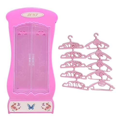 Sharplace Mini -Garderobe Miniaturhaus Möbel Dekorative Ornament Dekorpuppenhalter Dollhouse Schrank für Spielen Kinder Kinder, Rosa mit Kleiderbügeln Sharplace Mini -Garderobe Miniaturhaus Möbel Dekorative Ornament Dekorpuppenhalter Dollhouse Schrank für Spielen Kinder Kinder, Rosa mit Kleiderbügeln von Sharplace