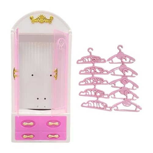 Sharplace Mini -Garderobe Miniaturhaus Möbel Dekorative Ornament Dekorpuppenhalter Dollhouse Schrank für Spielen Kinder Kinder, Weiß mit Kleiderbügeln Sharplace Mini -Garderobe Miniaturhaus Möbel Dekorative Ornament Dekorpuppenhalter Dollhouse Schrank für Spielen Kinder Kinder, Weiß mit Kleiderbügeln von Sharplace
