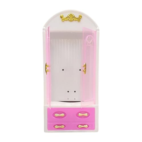 Sharplace Mini -Garderobe Miniaturhaus Möbel Dekorative Ornament Dekorpuppenhalter Dollhouse Schrank für Spielen Kinder Kinder, Weiß Sharplace Mini -Garderobe Miniaturhaus Möbel Dekorative Ornament Dekorpuppenhalter Dollhouse Schrank für Spielen Kinder Kinder, Weiß von Sharplace