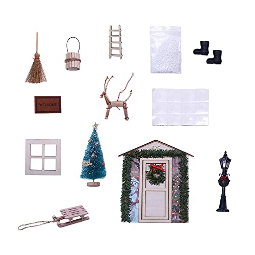 Sharplace Mini Haustür Dekorationsset Modell Tiny House Dekorationsset Straßenlaterne Modell für Dekor Sharplace Mini Haustür Dekorationsset Modell Tiny House Dekorationsset Straßenlaterne Modell für Dekor von Sharplace