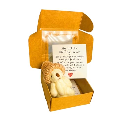 Sharplace Mini-Plüschtier mit inspirierender Karte, Stofftier, weiches, kuscheliges Party-Geschenk, Weiß Sharplace Mini-Plüschtier mit inspirierender Karte, Stofftier, weiches, kuscheliges Party-Geschenk, Weiß von Sharplace