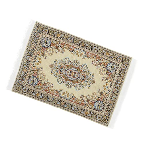 Sharplace Boden Teppichdecke Teppich für 1/12 Puppenhaus, 3 Farben zur Auswahl, Beige von Sharplace