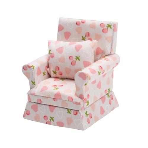 Sharplace Miniatur Sofa Puppenhausmöbel aus Holz Und Stoff Im Realistischen Stil für Sammler Und Liebhaber, 6.6cmx6.2cmx7.7cm Sharplace Miniatur Sofa Puppenhausmöbel aus Holz Und Stoff Im Realistischen Stil für Sammler Und Liebhaber, 6.6cmx6.2cmx7.7cm von Sharplace