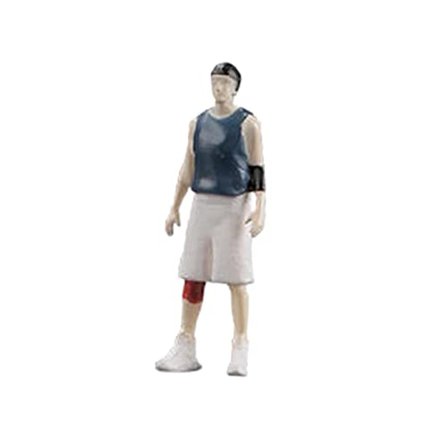 Sharplace Miniaturfigur Menschenmodell Spielfigur Modellspielzeug Resinfunktion Dekorationsobjekt für Rollenspiele Schreibtisch Wohnzimmer Fotografie Zuhause, Stil C von Sharplace
