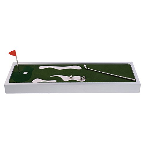 Sharplace Minigolf Set, Tisch Golf, Bürogolf, Indoor Golf Spiel Set mit Putter, Ball und Fahne von Sharplace