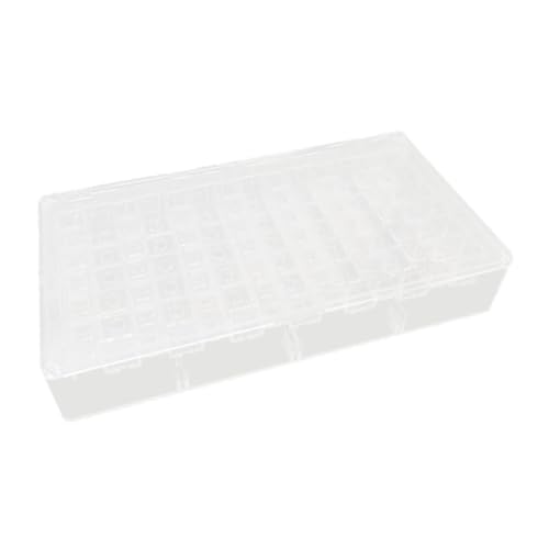 Sharplace Modell Hobbysammlung Gummi -Reifen -Aufbewahrungsbox staubdicht, 42 Gitter von Sharplace