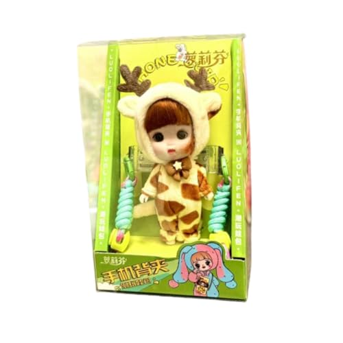 Sharplace Niedlicher Puppen-Schlafsack, Puppen-Mobile-Clip-Zubehör, Ornament, Trendiger Kinder-Rucksack, Mädchen-Geburtstagsgeschenk für Schlafzimmer, Gelber Hirsch Sharplace Niedlicher Puppen-Schlafsack, Puppen-Mobile-Clip-Zubehör, Ornament, Trendiger Kinder-Rucksack, Mädchen-Geburtstagsgeschenk für Schlafzimmer, Gelber Hirsch von Sharplace