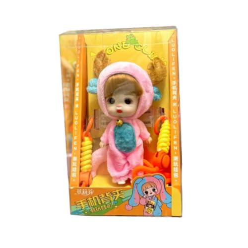 Sharplace Niedlicher Puppen-Schlafsack, Puppen-Mobile-Clip-Zubehör, Ornament, Trendiger Kinder-Rucksack, Mädchen-Geburtstagsgeschenk für Schlafzimmer, Rosa Hirsch Sharplace Niedlicher Puppen-Schlafsack, Puppen-Mobile-Clip-Zubehör, Ornament, Trendiger Kinder-Rucksack, Mädchen-Geburtstagsgeschenk für Schlafzimmer, Rosa Hirsch von Sharplace