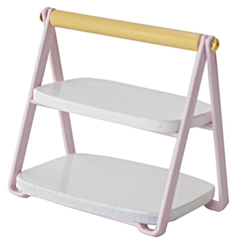 Sharplace Obstregal Puppenhaus Zubehör Spiellandschaft Holzlagerregal Lebensmittelregal für 1/6 Hausstand Dessertladen, Rosa Sharplace Obstregal Puppenhaus Zubehör Spiellandschaft Holzlagerregal Lebensmittelregal für 1/6 Hausstand Dessertladen, Rosa von Sharplace
