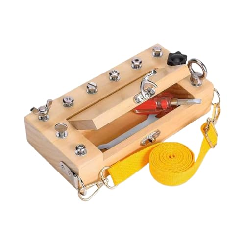 Sharplace Pädagogisches Schraubendreher-Brett-Set mit Riemenschlüssel, Muttern, Bolzen, BAU-Schraubendreher-Spielzeug, sensorisches Spielzeug für 2-, 3-, 4- und Sharplace Pädagogisches Schraubendreher-Brett-Set mit Riemenschlüssel, Muttern, Bolzen, BAU-Schraubendreher-Spielzeug, sensorisches Spielzeug für 2-, 3-, 4- und von Sharplace