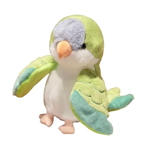 Sharplace Papagei-Handpuppe, Plüschtier für Jungen und Mädchen, süß, weich, 20 cm, Plüschpuppe, Stofftier zum Geschichtenerzählen im, GrÜn Sharplace Papagei-Handpuppe, Plüschtier für Jungen und Mädchen, süß, weich, 20 cm, Plüschpuppe, Stofftier zum Geschichtenerzählen im, GrÜn von Sharplace