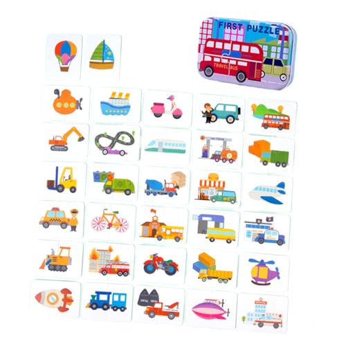 Sharplace Passende Puzzle-Spiel Puzzles Cartoon Kognitive Entwicklung Mehrzweck Frühes Lernen Kleinkinder Puzzles Passende Karten, Transport Sharplace Passende Puzzle-Spiel Puzzles Cartoon Kognitive Entwicklung Mehrzweck Frühes Lernen Kleinkinder Puzzles Passende Karten, Transport von Sharplace