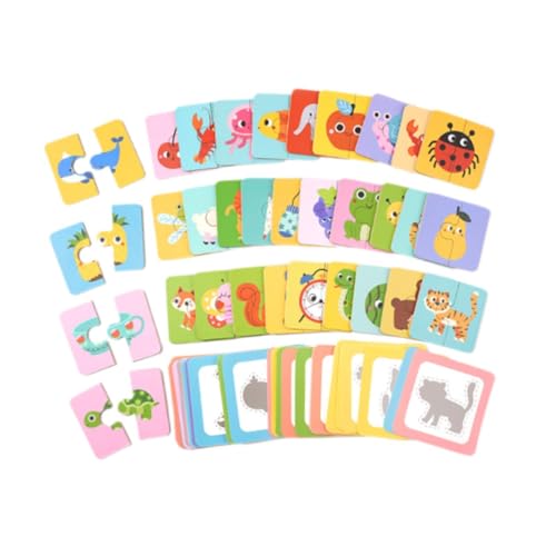 Sharplace Passende Puzzles, pädagogische Vorschul-Lernaktivitäten, Denksportaufgabe, Schatten-Matching-Spiel für im Alter von 3 bis 5 Jahren, von Sharplace