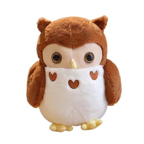 Sharplace Plüsch-Eulenpuppe, Plüschkissen, Ornament, weiches Cartoon-Plüschtier, süß für Party-Dekoration, Kinder, Mädchen, Erwachsene, Brown 30 cm Sharplace Plüsch-Eulenpuppe, Plüschkissen, Ornament, weiches Cartoon-Plüschtier, süß für Party-Dekoration, Kinder, Mädchen, Erwachsene, Brown 30 cm von Sharplace