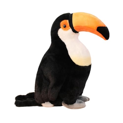 Sharplace Plüsch-Tukan-Puppe, Plüsch, Tropische Tiere, Figur, Sofa-Ornamente, Cartoon, 30 cm, Vogelpuppe für, Jungen, Mädchen, Teenager, von Sharplace