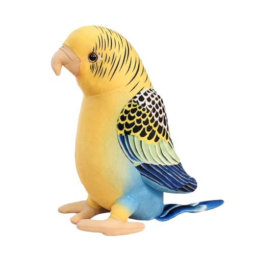 Sharplace Plüsch-Wellensittich-Puppe, Stofftier, Spielzeug, Sofa-Ornamente, 26 cm, süßes Plüsch-Stofftier, Papagei-Puppe für Jungen, Mädchen, Familie, Sharplace Plüsch-Wellensittich-Puppe, Stofftier, Spielzeug, Sofa-Ornamente, 26 cm, süßes Plüsch-Stofftier, Papagei-Puppe für Jungen, Mädchen, Familie, von Sharplace