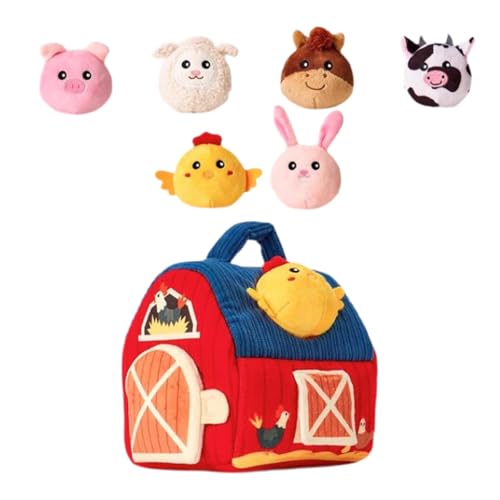 Sharplace Plüschfarbene Tiere, Babyspielzeug für Kinder, Geschenke Big Scheune Spielzeug kuschelige sensorische Spielzeug pädagogische Lernspielzeug für Kinder Sharplace Plüschfarbene Tiere, Babyspielzeug für Kinder, Geschenke Big Scheune Spielzeug kuschelige sensorische Spielzeug pädagogische Lernspielzeug für Kinder von Sharplace