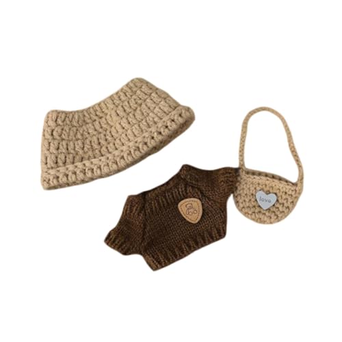Sharplace Plüschpuppe Kleidung mit Hutpullover Rucksackkleid -Spielzeug Häkelpuppen -Outfits Set für Geschenkgeburtstag DIY Crafting Childrens Day Sharplace Plüschpuppe Kleidung mit Hutpullover Rucksackkleid -Spielzeug Häkelpuppen -Outfits Set für Geschenkgeburtstag DIY Crafting Childrens Day von Sharplace