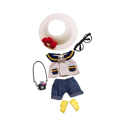 Sharplace Plüschpuppenkleidung DIY Stilvolles weiches Puppenoutfit für 15cm 17cm Puppen Mädchen Geschenke, Blumenhut Sharplace Plüschpuppenkleidung DIY Stilvolles weiches Puppenoutfit für 15cm 17cm Puppen Mädchen Geschenke, Blumenhut von Sharplace