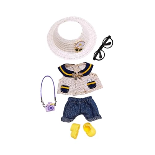 Sharplace Plüschpuppenkleidung DIY Stilvolles weiches Puppenoutfit für 15cm 17cm Puppen Mädchen Geschenke, Lila Kamera Sharplace Plüschpuppenkleidung DIY Stilvolles weiches Puppenoutfit für 15cm 17cm Puppen Mädchen Geschenke, Lila Kamera von Sharplace