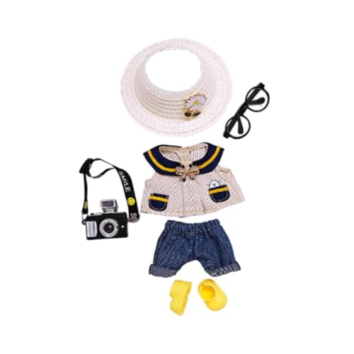 Sharplace Plüschpuppenkleidung DIY Stilvolles weiches Puppenoutfit für 15cm 17cm Puppen Mädchen Geschenke, Schwarze Kamera Sharplace Plüschpuppenkleidung DIY Stilvolles weiches Puppenoutfit für 15cm 17cm Puppen Mädchen Geschenke, Schwarze Kamera von Sharplace