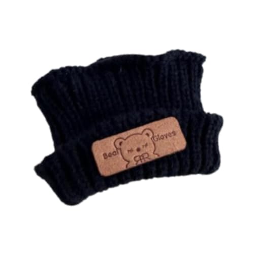 Sharplace Plüschpuppenmütze, Puppenmütze mit Manschette, Stellen Sie so, als würden Sie Ihre eigenen Puppen Spielen, Bequeme DIY-Wintermütze, Schwarzer Hut Sharplace Plüschpuppenmütze, Puppenmütze mit Manschette, Stellen Sie so, als würden Sie Ihre eigenen Puppen Spielen, Bequeme DIY-Wintermütze, Schwarzer Hut von Sharplace