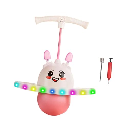 Sharplace Pogo, Hüpfball mit Buntem Licht, inklusive Luftpumpe, Sprungbrett, Hüpfspielzeug für Kindergartengeschenke, Kinder, Rosa Sharplace Pogo, Hüpfball mit Buntem Licht, inklusive Luftpumpe, Sprungbrett, Hüpfspielzeug für Kindergartengeschenke, Kinder, Rosa von Sharplace