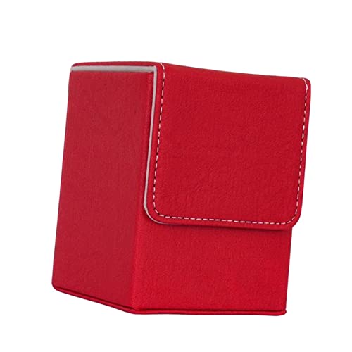 Sharplace Premium Kartenbox für über 100 Spielkarten - Stilvolle Aufbewahrungslösung, Rot von Sharplace
