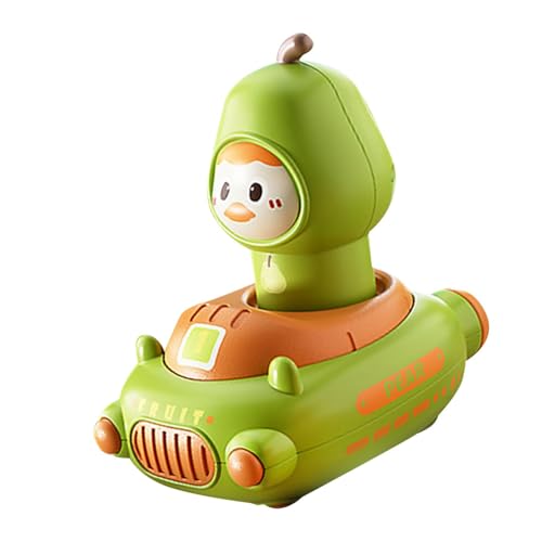 Sharplace Pressing Go Car Infant Play Vehicle Schöne einzigartige robuste Push -Reibungsfahrzeug Fruchtthema für Kinder 1 2 3 Jahre alte Vorschule, GrÜn von Sharplace