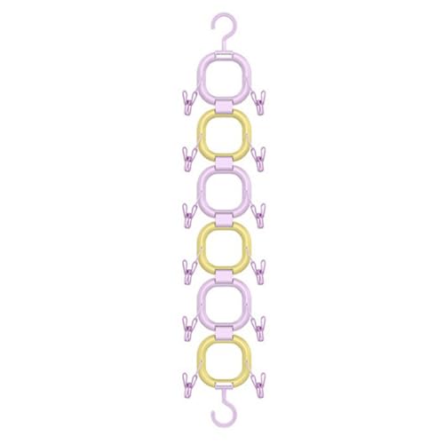Sharplace Puppen-Hänge-Organizer, Puppen-Aufbewahrungs-Display-Rack, platzsparend, multifunktionaler Puppen-Aufbewahrungshalter, einfaches Aufhängen für den, Lila Gelb Sharplace Puppen-Hänge-Organizer, Puppen-Aufbewahrungs-Display-Rack, platzsparend, multifunktionaler Puppen-Aufbewahrungshalter, einfaches Aufhängen für den, Lila Gelb von Sharplace