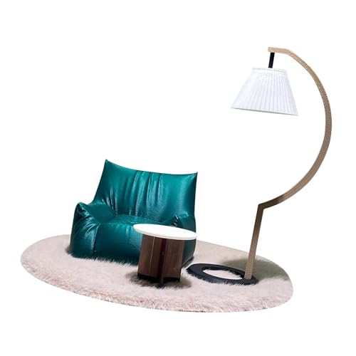 Sharplace Puppenhaus-Möbelset im Maßstab 1:12, Mini-Miniatur-Landschaft, Puppenhaus-, kreatives Sofa, Stehlampe, Couchtisch und Teppich von Sharplace
