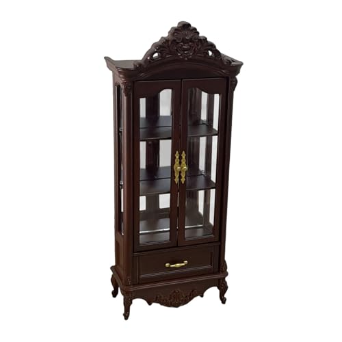 Sharplace Puppenhaus-Simulation, Weinschrank kann geöffnet Werden, für Puppen, Szenenzubehör, Desktop-Ornament, Feengarten-, Möbel-Requisiten, Doppelt Dunkelbraun Sharplace Puppenhaus-Simulation, Weinschrank kann geöffnet Werden, für Puppen, Szenenzubehör, Desktop-Ornament, Feengarten-, Möbel-Requisiten, Doppelt Dunkelbraun von Sharplace