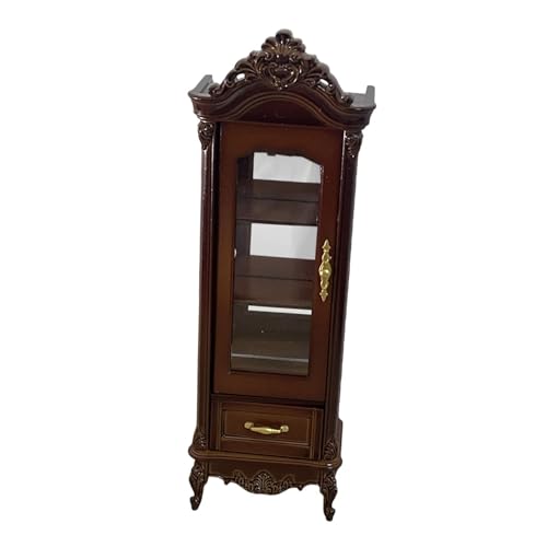 Sharplace Puppenhaus-Simulation, Weinschrank kann geöffnet Werden, für Puppen, Szenenzubehör, Desktop-Ornament, Feengarten-, Möbel-Requisiten, Einzeln Braun Sharplace Puppenhaus-Simulation, Weinschrank kann geöffnet Werden, für Puppen, Szenenzubehör, Desktop-Ornament, Feengarten-, Möbel-Requisiten, Einzeln Braun von Sharplace
